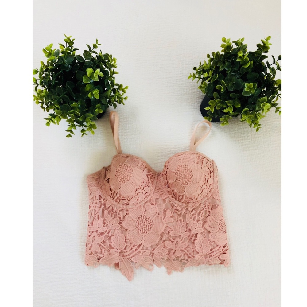 Blush Bustier Top
